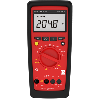 Rish 410 AC/DC Multimeter for Range 400 mV to 1000V