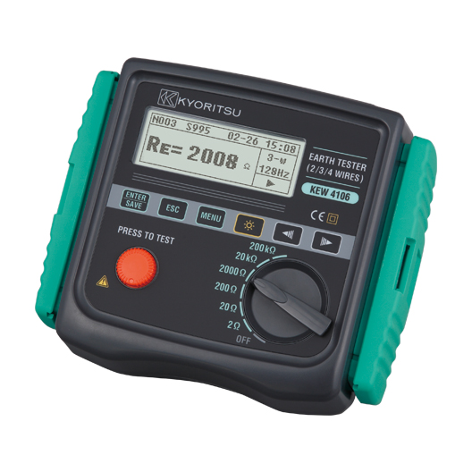KYORITSU EARTH RESISTANCE & RESISTIVITY TESTER  KEW 4106 Earth Tester