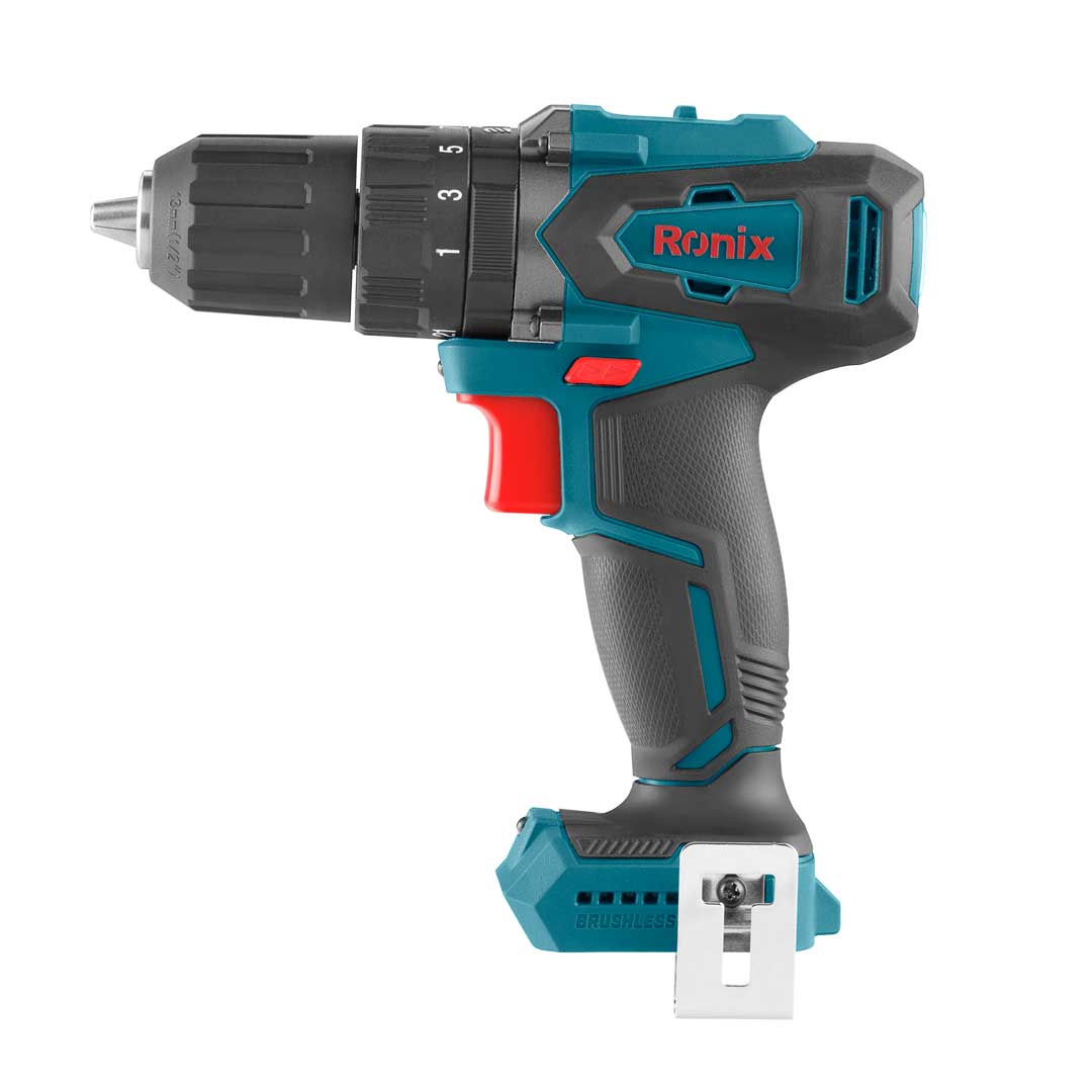 RONIX 20V Brushless Hammer Drill (with 2 20V 2.0Ah Battery and One 20V 2.2A Fast Charger)8900