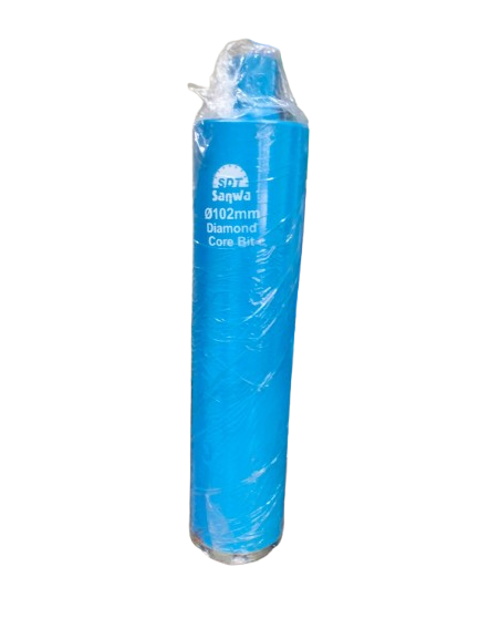 Core Cutting Blade Drill Bit Diamond 102mm blue 4 inc internal diameter