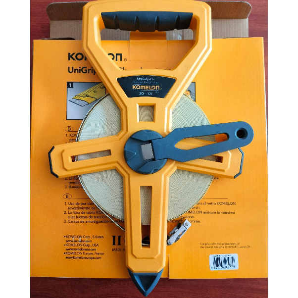 30m Komelon Unigrip Flx Fiberglass Measuring Tape 30m/100ft