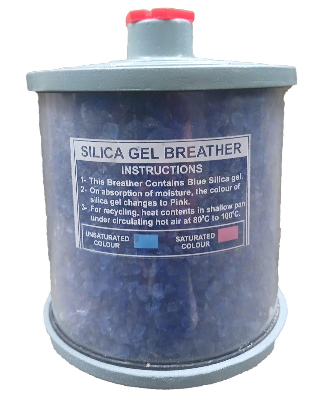 Silica Gel Breather For Transformer Moisture Absorbtion, 1 kg , 3/4 B.S.P DTO-3