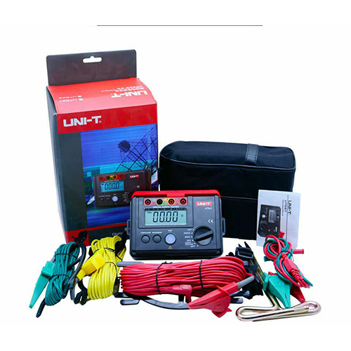 UNI-T UT521 Digital Earth Tester Ground Resistance AC Earth Insulation Resistance Voltage Tester Light Weight Design UNITY